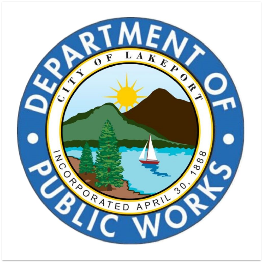 Lakeport PW logo with City logo